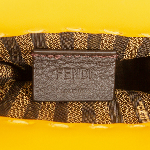 Pre-Loved Fendi Mini Leather Sunshine Shopper Tote - Picture 5 of 11